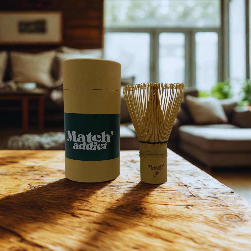 Fouet à Matcha en Bambou